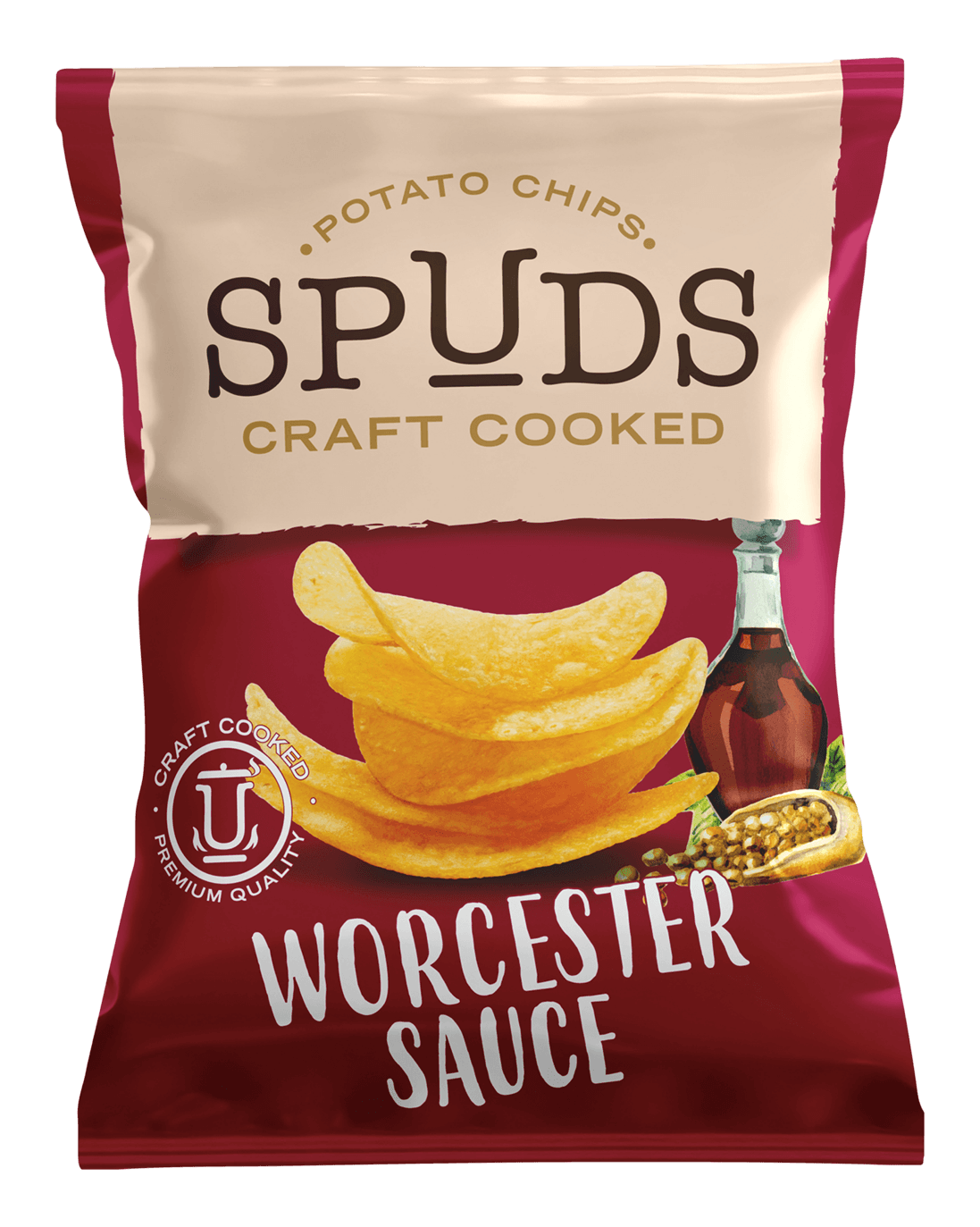 Spuds Worcester Sauce potato chips